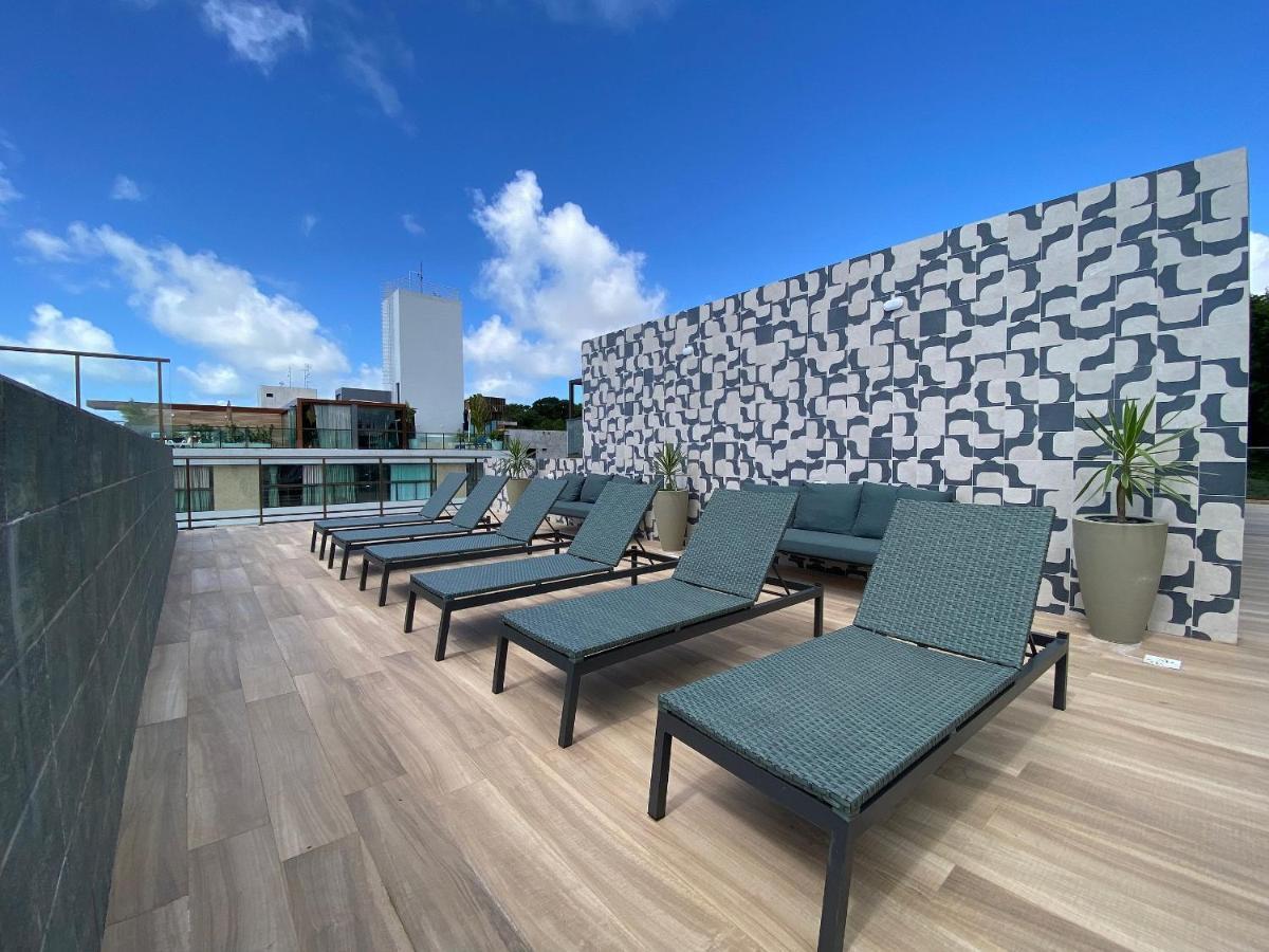 Apartamento Flat Fm20 Cabo Branco Stilo - By Almare João Pessoa Exterior foto